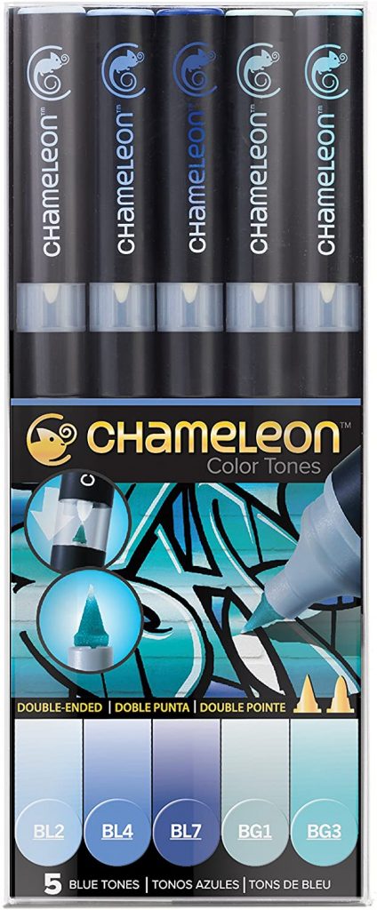 Chameleon Marker Set Blautöne