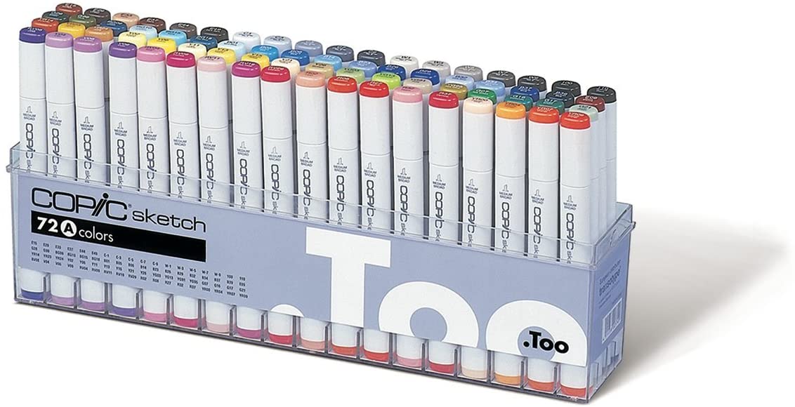 Copic Sketch - 358 Stifte für konkurrenzlose Farbvielfalt