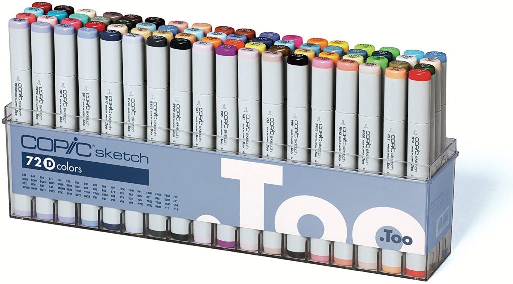 Copic Sketch Set D 72er Set